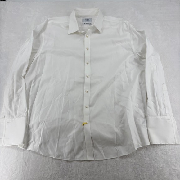 Charles Tyrwhitt Other - Charles Tyrwhitt Dress Shirt Mens 19/37 Dress Shirt White Non Iron Classic Fit